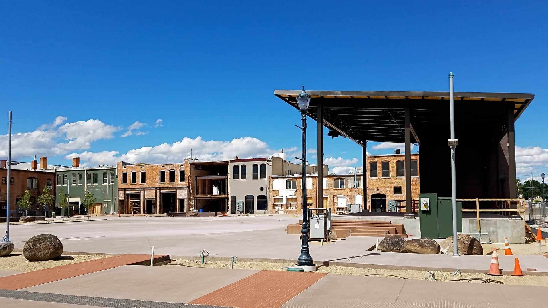 Aerial view of Caldwell, Idaho — a Canyon County market Renew Real Estate Group serves across the Treasure Valley.