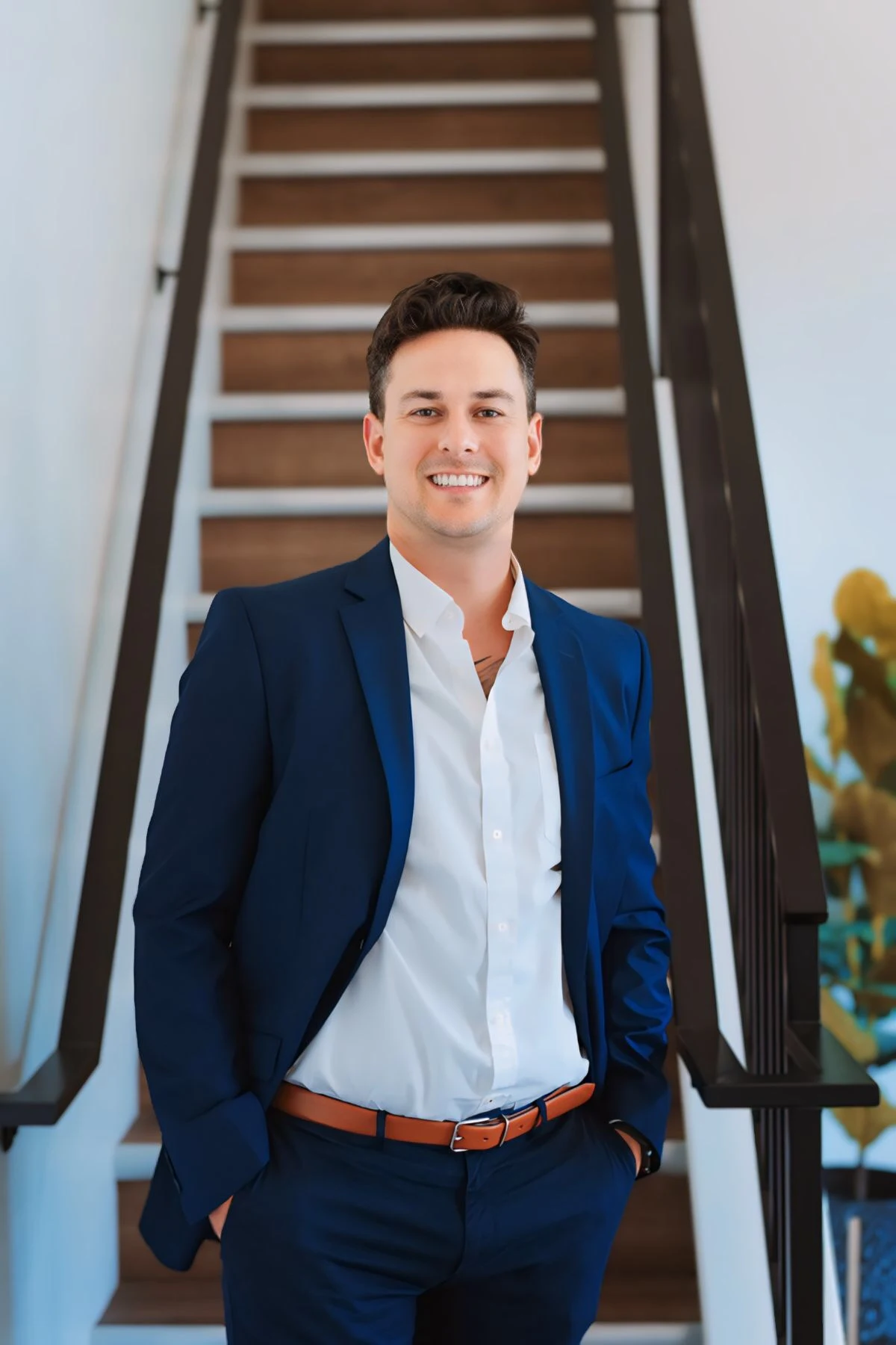 David Ballew in a blue jacket, real estate investor and agent at Renew Group.